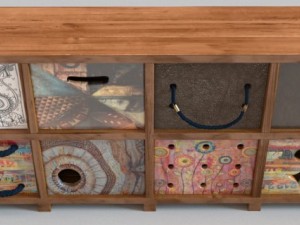 ethnic chest of drawers 3D Model