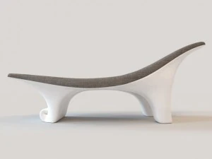 웨이브 우드 라운지 3D 모델