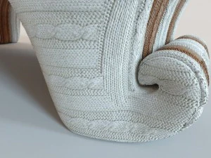 wave knitted lounge 3D Model
