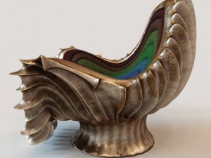 jellyfish armchair 3D 모델