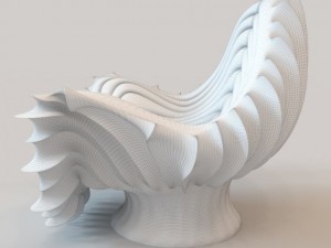 jellyfish armchair 3D Modell