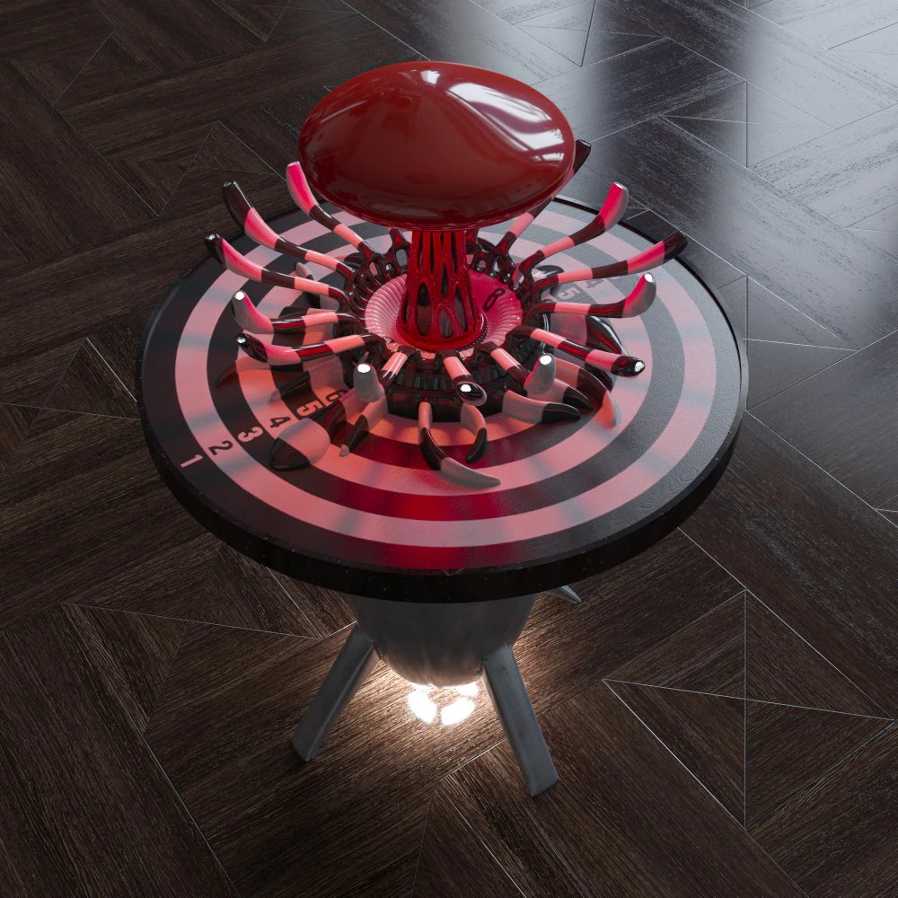ядерна лампа 3D Модель .c4d .max .obj .3ds .fbx .stl .blend 