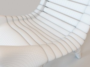 zebra chair 3D Model