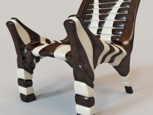 african chair 2 3D Модель