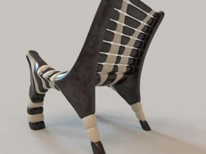 african chair 2 3D Model