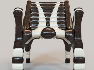 african chair 2 3D Модель