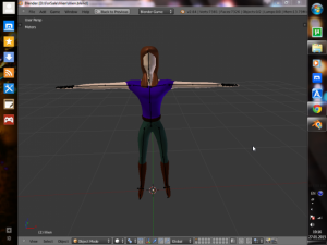 model of girl with armature new price 3D Model