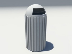 park trash can 3Dモデル