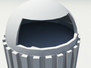 park trash can 3Dモデル