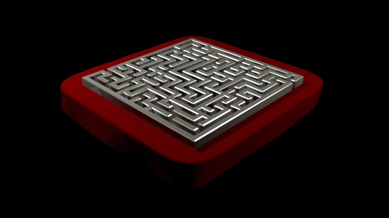 labirint 3D Model .c4d .max .obj .3ds .fbx .stl .blend