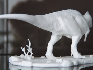 acrocanthosaurus with desert pedestal high quality Model Cetak 3D