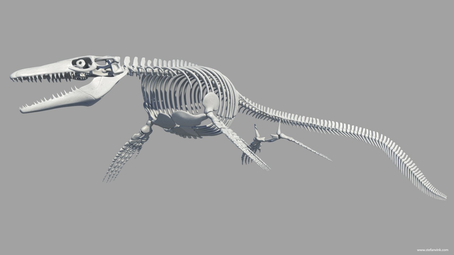 Мозазавр 3д модель