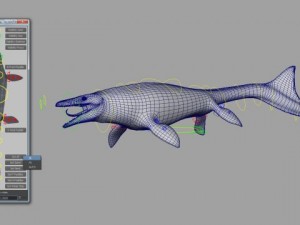 Mosasaurus hoffmanni 3Dモデル