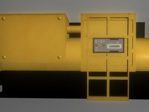power generator lowpoly for games 3Dモデル