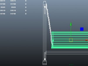 garden swing 3D Модель
