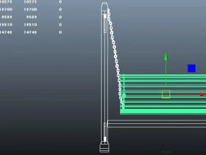 garden swing 3D Model