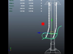garden swing 3D Модель