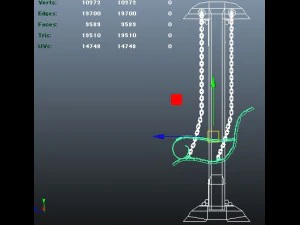 garden swing 3D Model