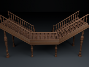 ladder transformer Modelo 3D