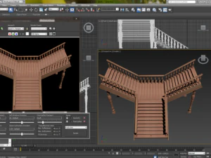 ladder transformer 3D Model