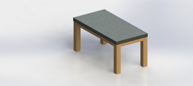 table keihsl 3D Model .c4d .max .obj .3ds .fbx .stl .blend 
