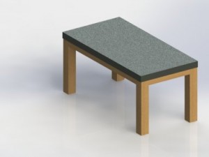 table keihsl Modèle 3D