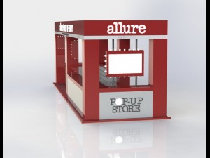 exhibition stand allure in gum Modèle 3D
