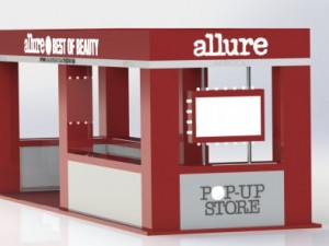 exhibition stand allure in gum 3D 모델