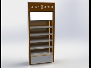 backwall clarisonic Modello 3D