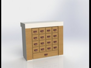 table of kiehls Modèle 3D
