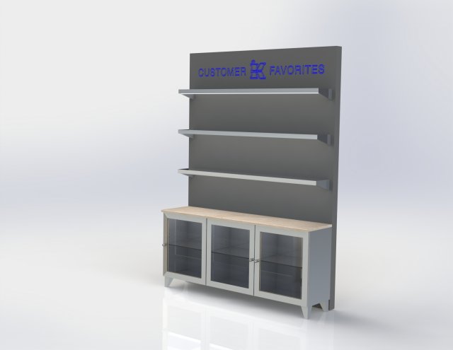 customer favorites wall of kiehls Model 3D .c4d .max .obj .3ds .fbx .stl .blend 