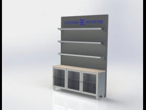 お客様のお気に入りウォール オブ キールズ 3Dモデル