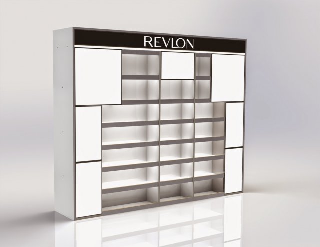 backwall revlon 3D Model .c4d .max .obj .3ds .fbx .stl .blend 
