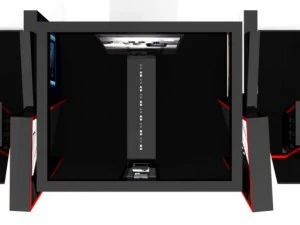estande de exposi&ccedil;&atilde;o chanel Modelo 3D
