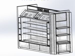 gondola armani Modèle 3D