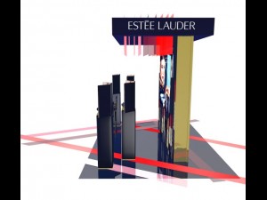 stand estee lauder 3D Modell
