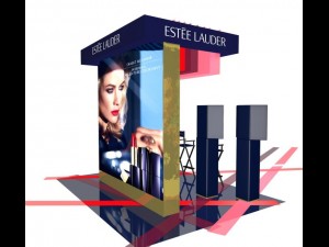 stand estee lauder 3D Modell