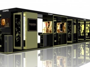 exhibition stand of chanel in gummoscow 3D 모델