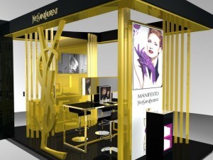 ysl stand atrium Modèle 3D