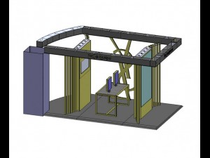 ysl stand atrium Modèle 3D