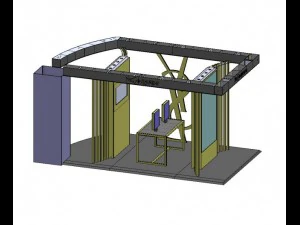 ysl stand atrium 3D Model