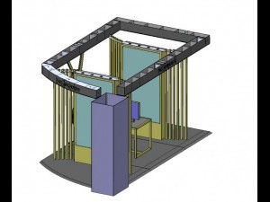 ysl stand atrium Modèle 3D