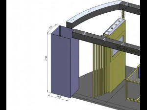 ysl stand atrium 3D Model