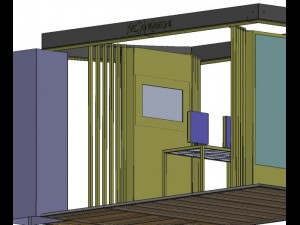 ysl stand atrium Modèle 3D
