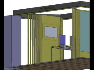 ysl stand atrium 3D Model