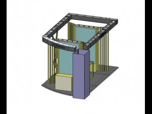 ysl stand atrium Modèle 3D