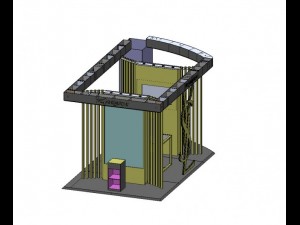 ysl stand atrium Modèle 3D