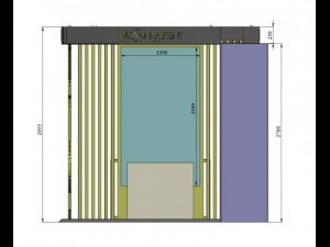 ysl stand atrium Modèle 3D