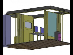 ysl stand atrium Modèle 3D