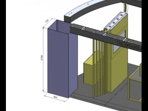 ysl stand atrium 3D Model